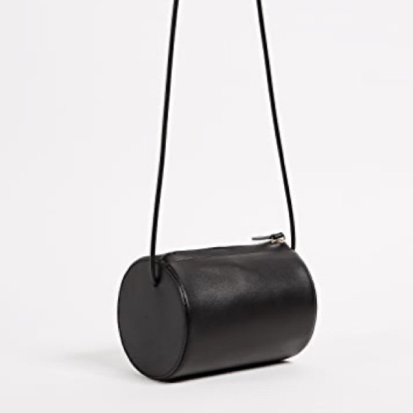 Handbags - Round shoulder bag purse cylinder modern tote